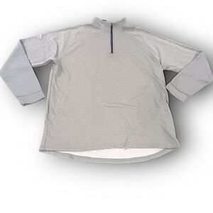 Under Armour Mens XXL Gray Long Sleeve 1/4 Zip Sweatshirt
